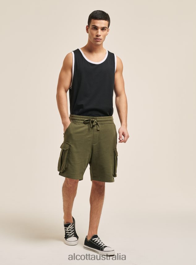 Bermuda Cargo Men 2TH4421073 BLACK Alcott Clothing