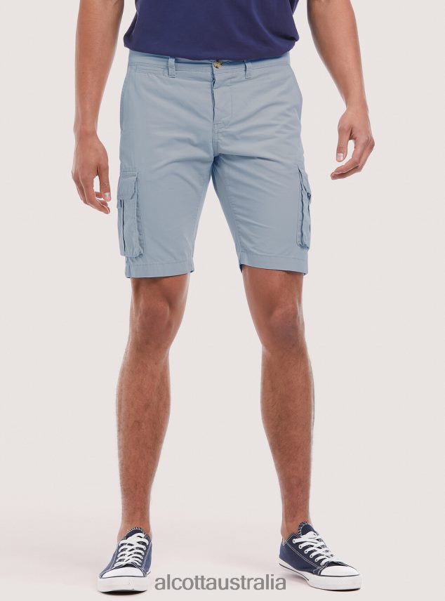 Cotton Bermuda Shorts With Large Pockets Men 2TH4421188 C0586 ECRU' Alcott Clothing