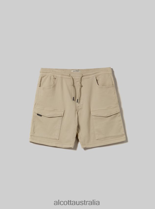Cotton Cargo Bermuda Shorts Men 2TH4421132 SA3 SAND LIGHT Alcott Clothing