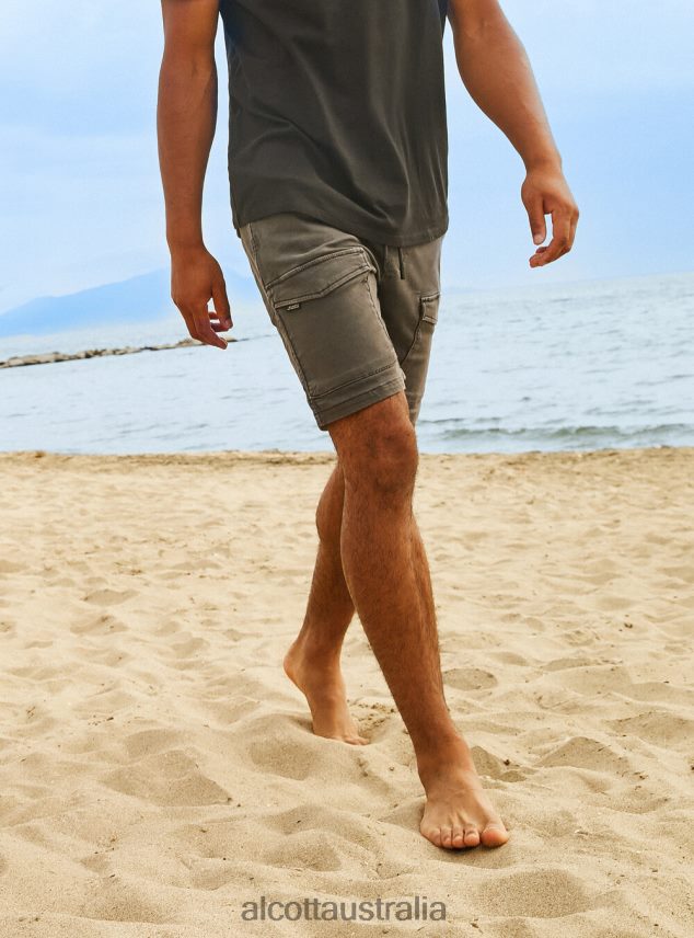 Cotton Cargo Bermuda Shorts Men 2TH442763 SA3 SAND LIGHT Alcott Clothing