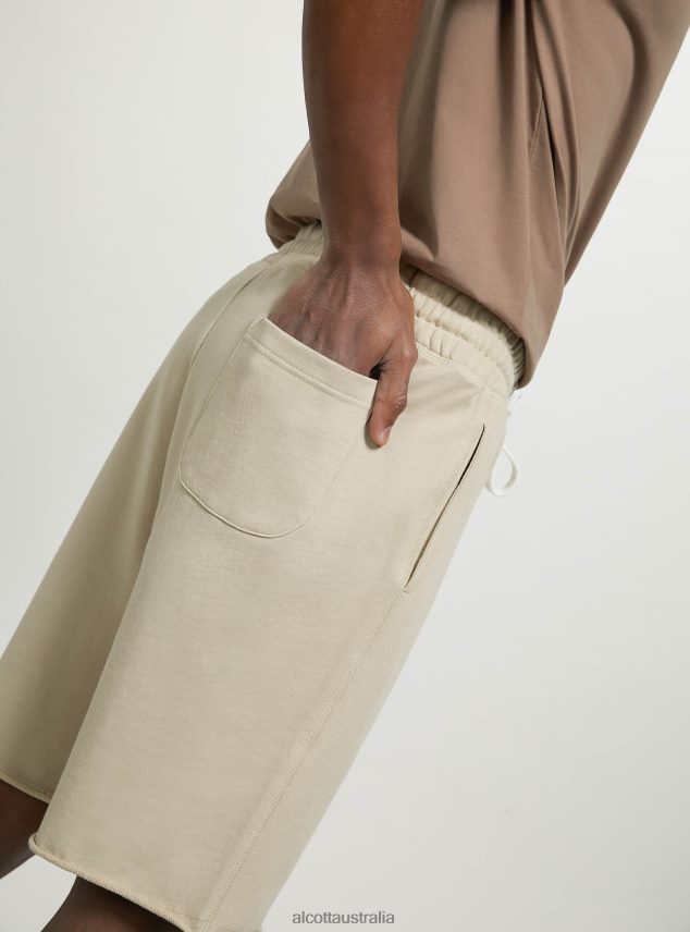 Cotton Jogger Bermuda Shorts Men 2TH4421061 BK1 BLACK Alcott Clothing