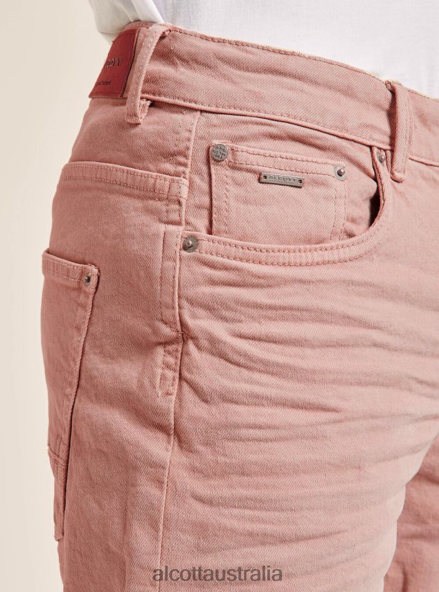 Garment Dyed Stretch Cotton Twill Bermuda Shorts Men 2TH442893 BG3 BEIGE LIGHT Alcott Clothing