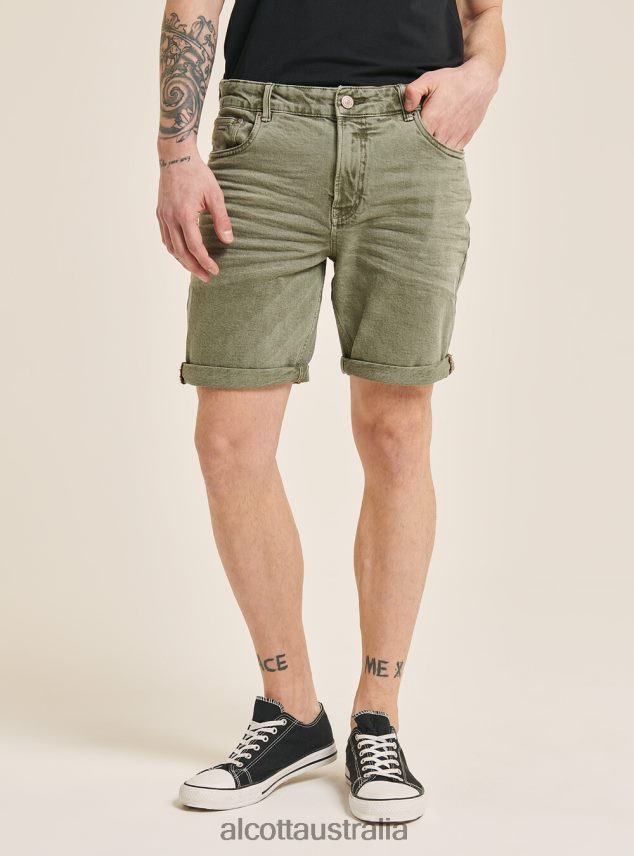 Garment Dyed Stretch Cotton Twill Bermuda Shorts Men 2TH442978 BG3 BEIGE LIGHT Alcott Clothing