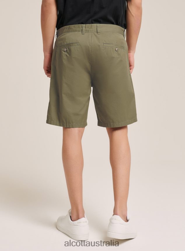 Plain Fit Twill Bermuda Shorts Men 2TH442735 NA1 NAVY DARK Alcott Clothing