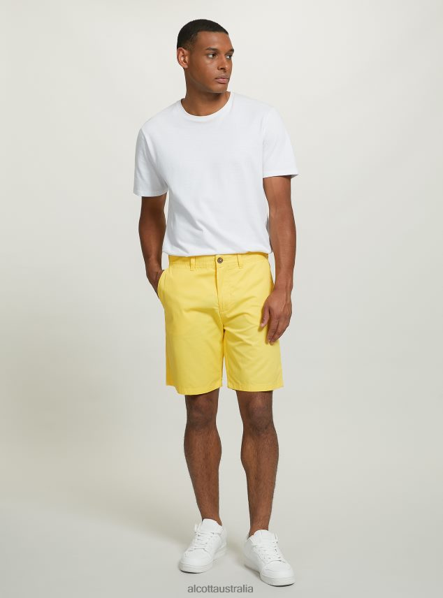 Plain Twill Bermuda Shorts Men 2TH4421134 BLACK Alcott Clothing