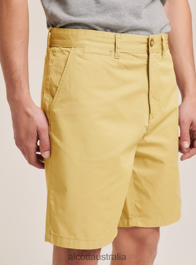 Plain Twill Bermuda Shorts Men 2TH4421171 BLACK Alcott Clothing