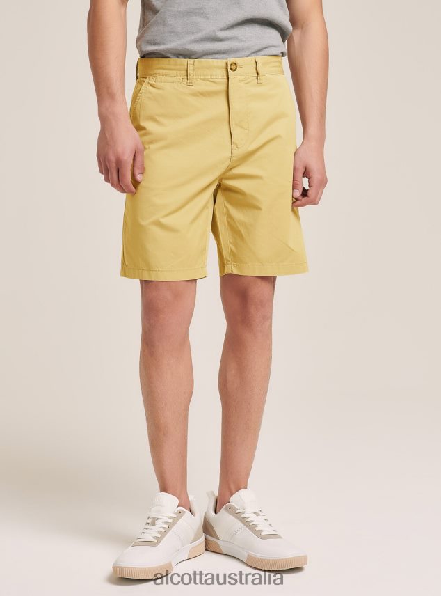 Plain Twill Bermuda Shorts Men 2TH4421171 BLACK Alcott Clothing