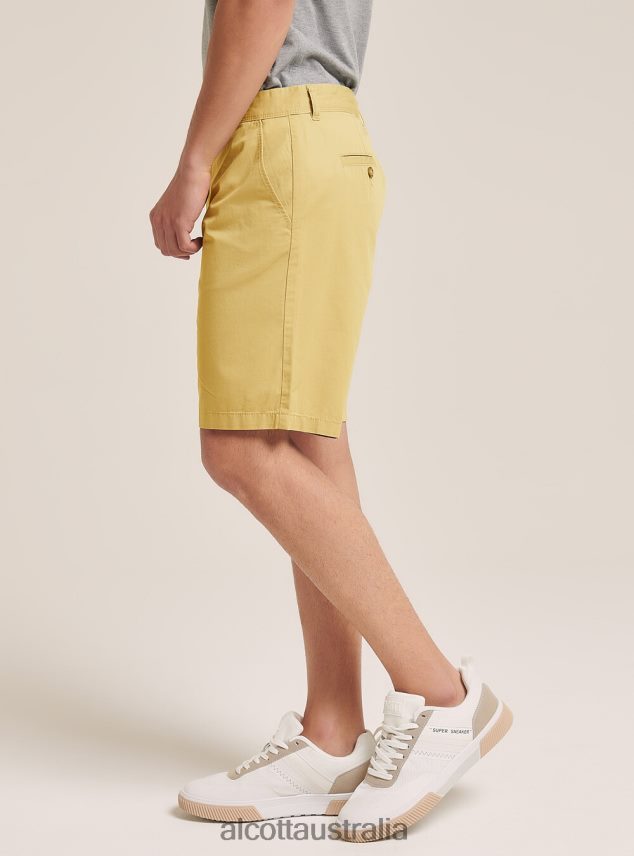 Plain Twill Bermuda Shorts Men 2TH4421171 BLACK Alcott Clothing