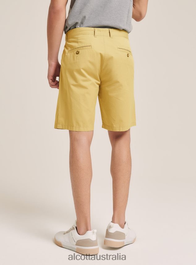 Plain Twill Bermuda Shorts Men 2TH4421171 BLACK Alcott Clothing