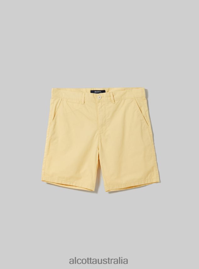 Plain Twill Bermuda Shorts Men 2TH4421171 BLACK Alcott Clothing