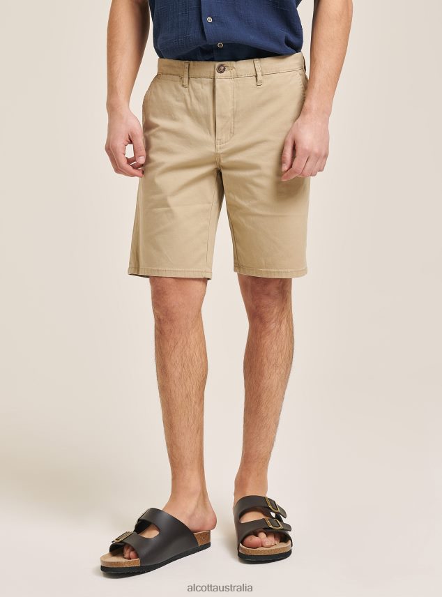 Plain Twill Bermuda Shorts Men 2TH442610 BLUE NAVY Alcott Clothing