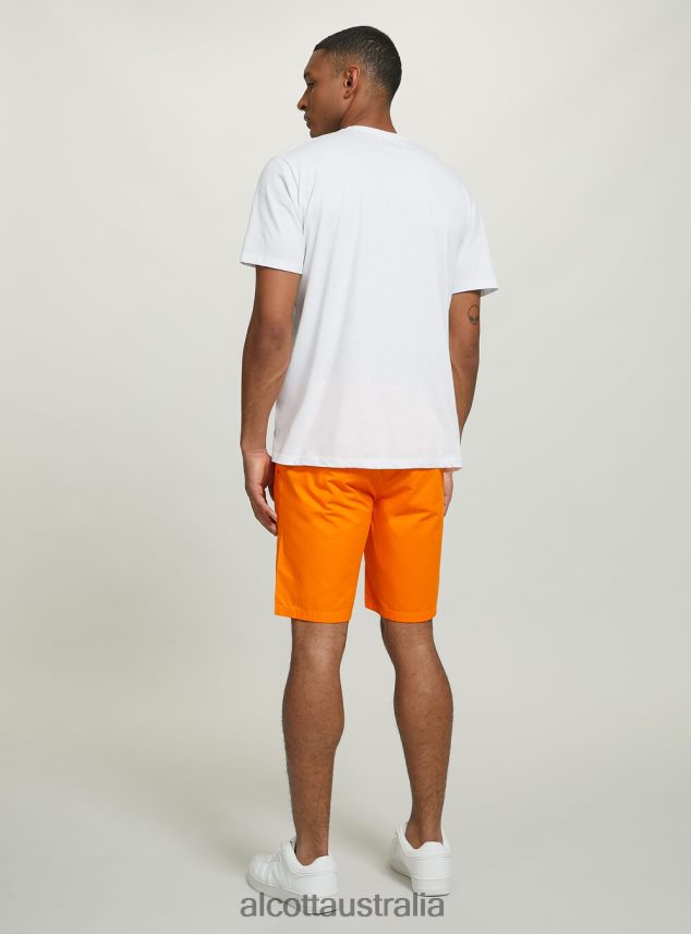 Plain Twill Bermuda Shorts Men 2TH442764 BLACK Alcott Clothing