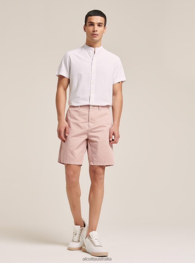 Plain Twill Bermuda Shorts Men 2TH442928 BLACK Alcott Clothing