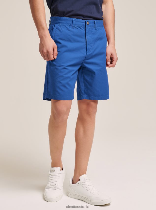 Plain Twill Bermuda Shorts Men 2TH442949 BLACK Alcott Clothing