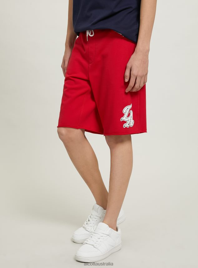 Plush Jogger Bermuda With Patch Men 2TH4421139 C0020 OFF WHITE Alcott Clothing