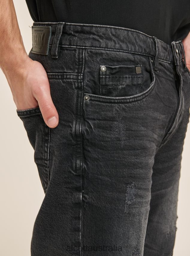 Regular Fit Denim Bermuda Shorts Men 2TH4421075 BLACK Alcott Clothing