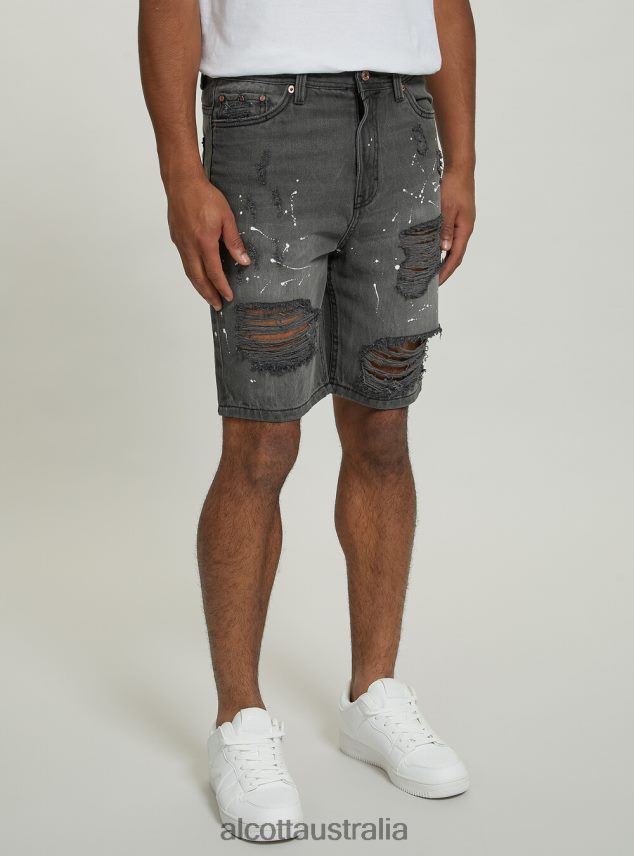 Stretch Denim Slim Fit Bermuda Shorts Men 2TH4421162 D004 MEDIUM LIGHT BLUE Alcott Clothing