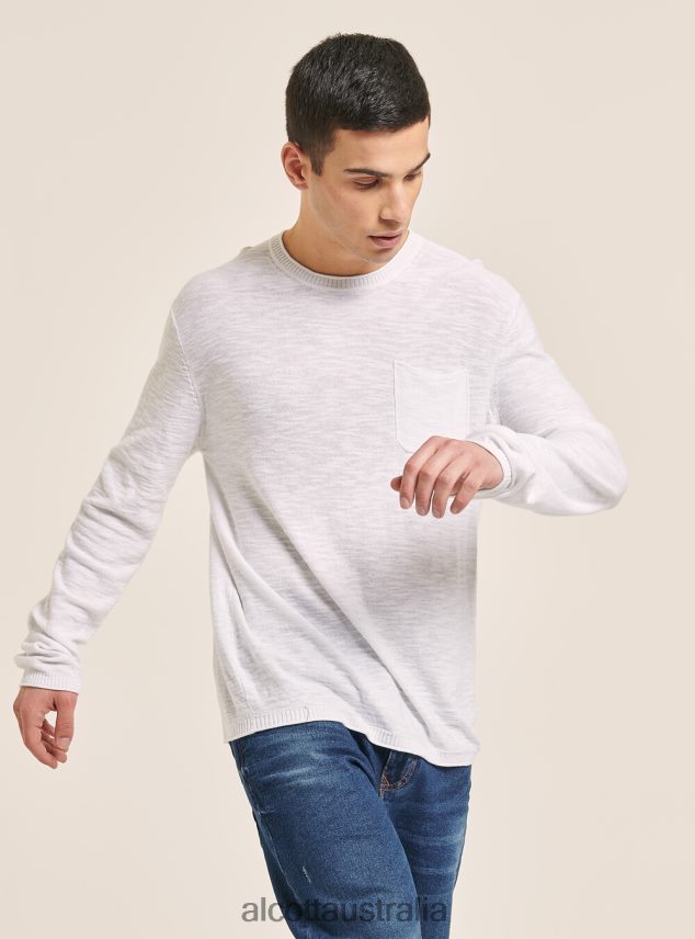 Pullover With Roll Neck And Breast Pocket Men 2TH4421182 BK2 PIRATE BLACK Alcott Clothing