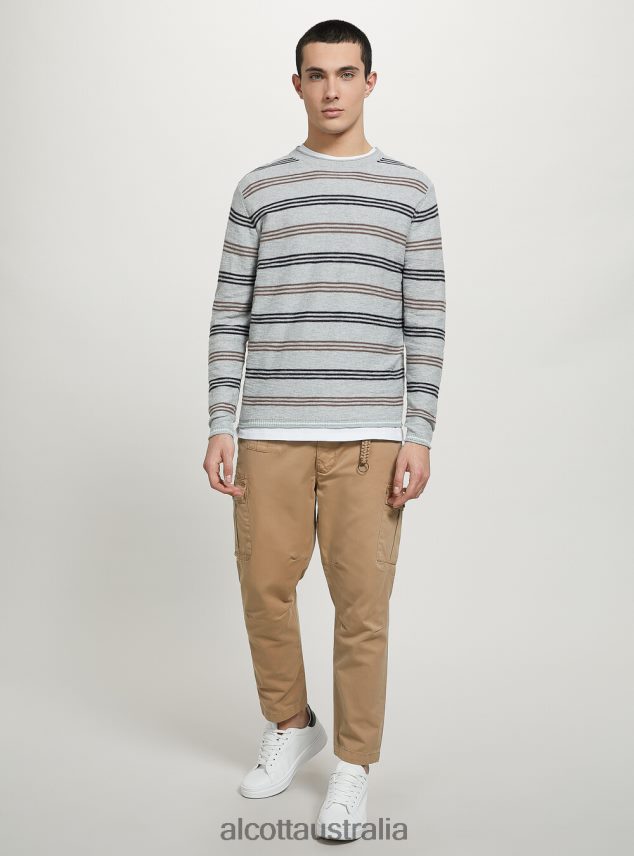 Pullover With Roll Neck And Breast Pocket Men 2TH4421183 BK2 PIRATE BLACK Alcott Clothing