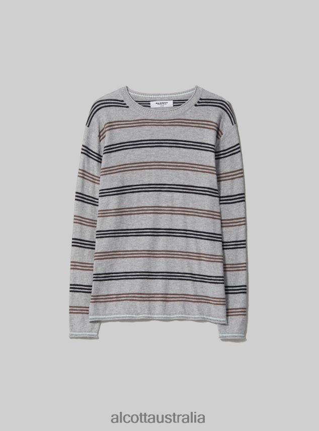 Pullover With Roll Neck And Breast Pocket Men 2TH4421183 BK2 PIRATE BLACK Alcott Clothing