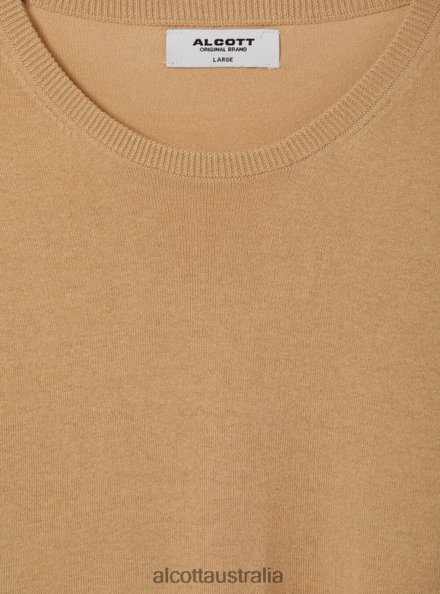 Short-Sleeved Cotton Pullover Men 2TH4421042 BK1 BLACK Alcott Clothing