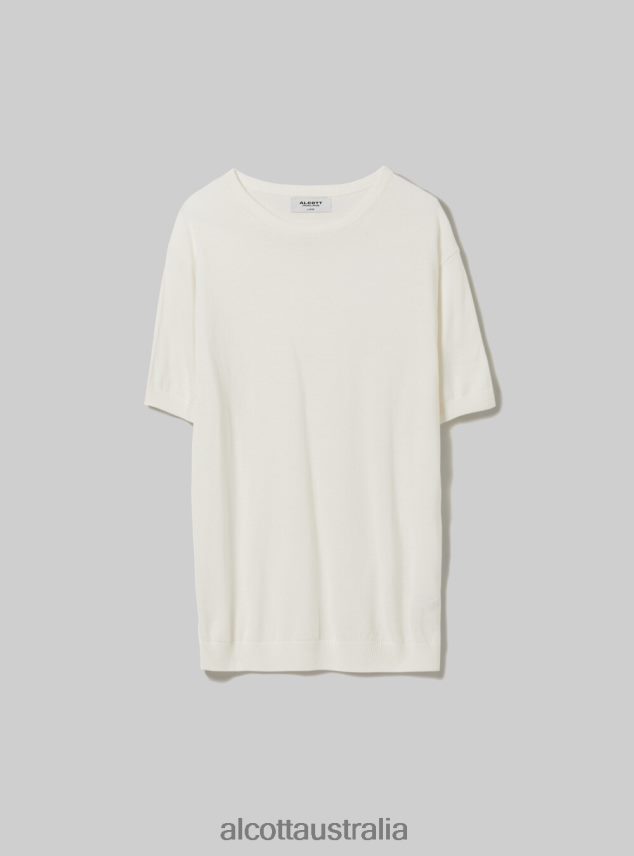 Short-Sleeved Cotton Pullover Men 2TH442630 BK1 BLACK Alcott Clothing