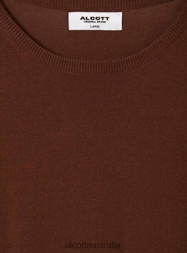 Short-Sleeved Cotton Pullover Men 2TH442802 BK1 BLACK Alcott Clothing