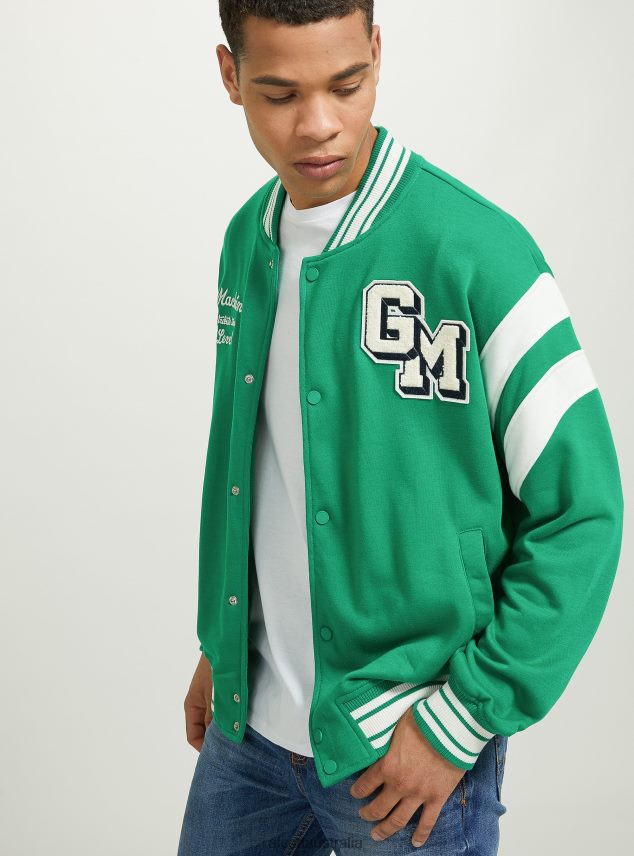 Bomber College Con Stampa Men 2TH4421051 GN2 GREEN MEDIUM Alcott Clothing