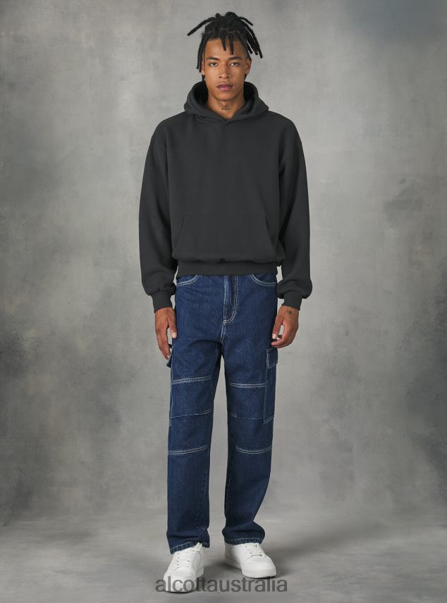 Boxy Fit Hooded Sweatshirt Men 2TH442758 SA2 SAND MEDIUM Alcott Clothing