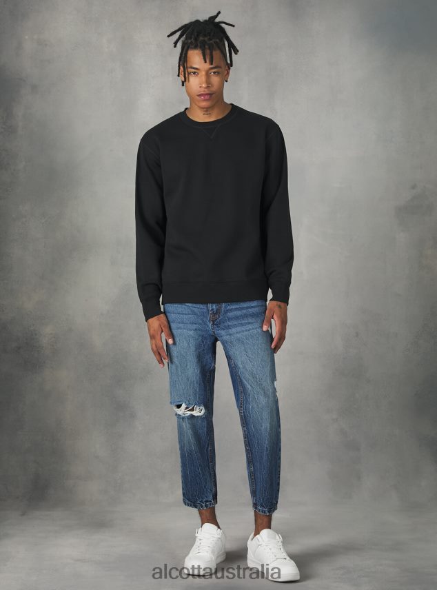 Crew-Neck Sweatshirt Men 2TH4421006 WH2 WHITE Alcott Clothing