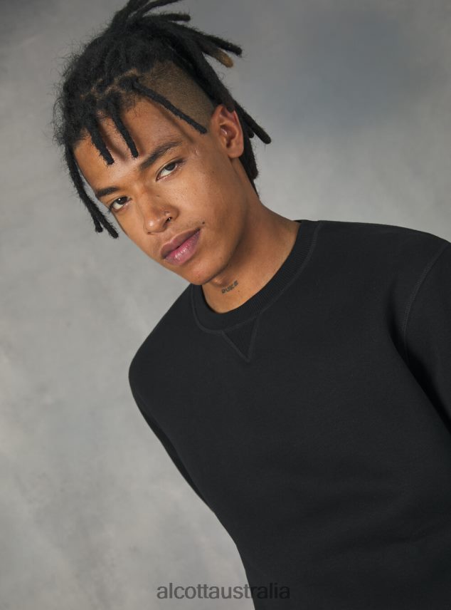 Crew-Neck Sweatshirt Men 2TH4421006 WH2 WHITE Alcott Clothing