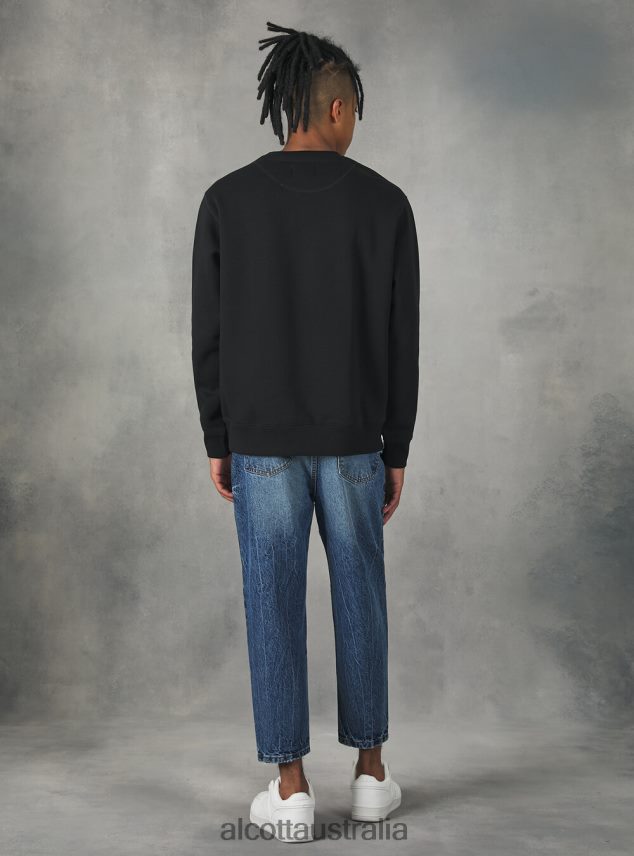 Crew-Neck Sweatshirt Men 2TH4421006 WH2 WHITE Alcott Clothing