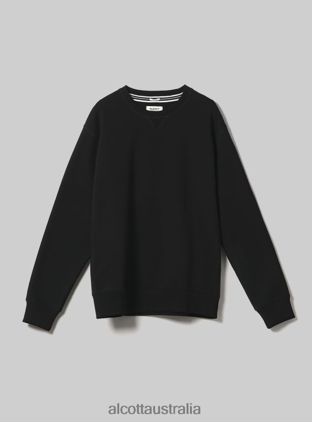 Crew-Neck Sweatshirt Men 2TH4421006 WH2 WHITE Alcott Clothing