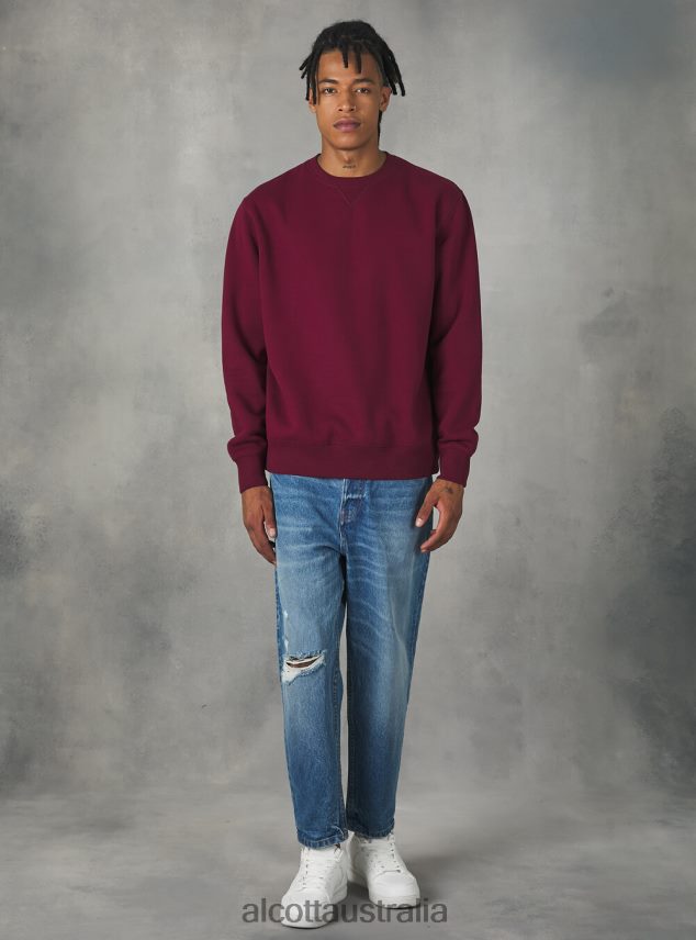 Crew-Neck Sweatshirt Men 2TH4421008 WH2 WHITE Alcott Clothing