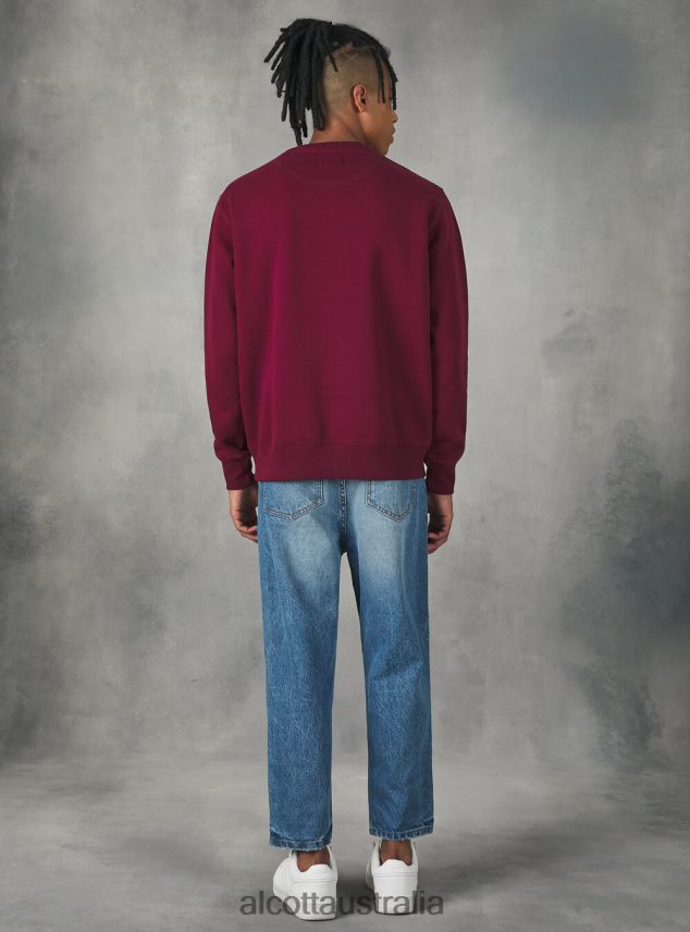 Crew-Neck Sweatshirt Men 2TH4421008 WH2 WHITE Alcott Clothing