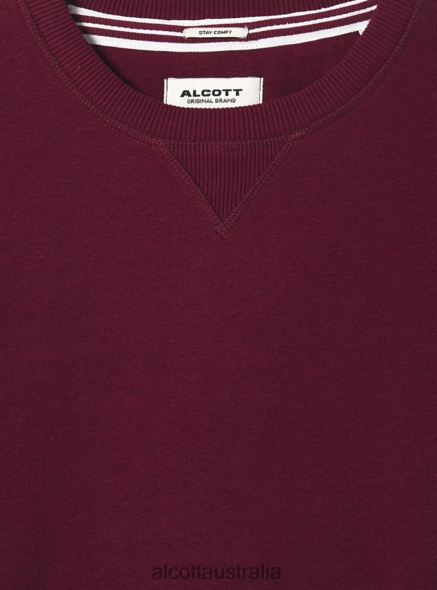 Crew-Neck Sweatshirt Men 2TH4421008 WH2 WHITE Alcott Clothing