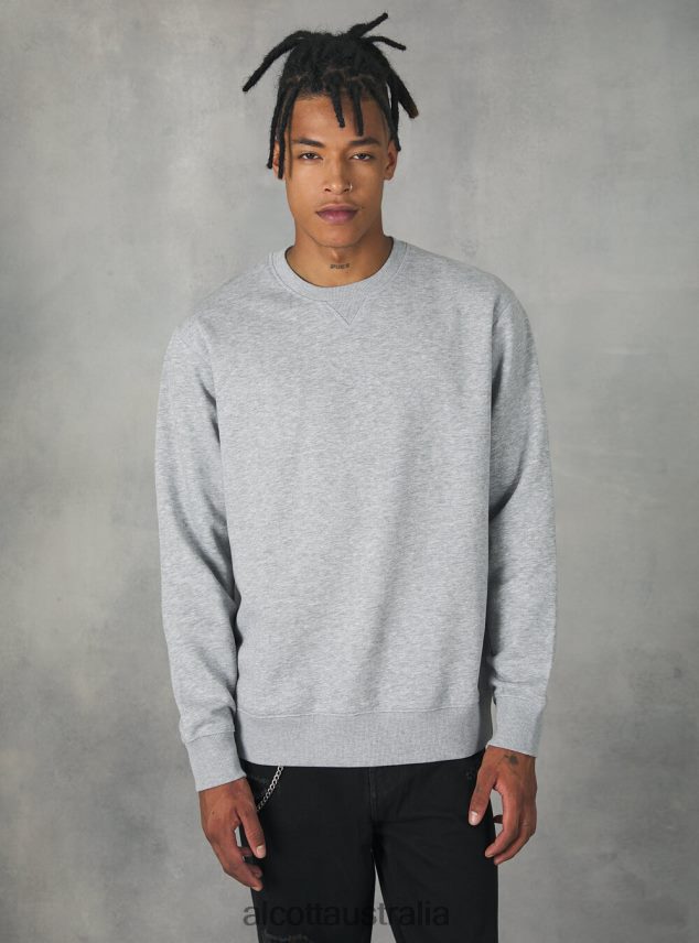 Crew-Neck Sweatshirt Men 2TH442937 WH2 WHITE Alcott Clothing