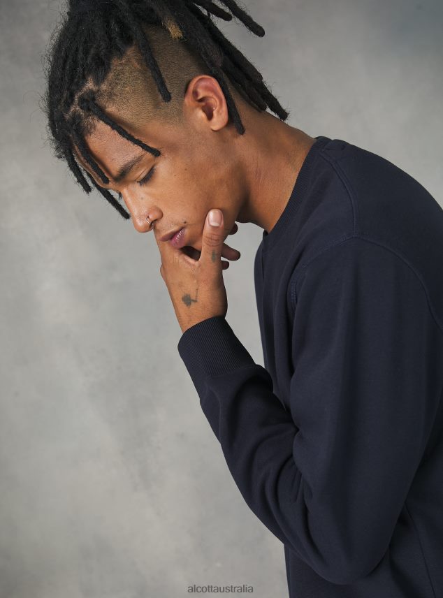 Crew-Neck Sweatshirt Men 2TH442939 WH2 WHITE Alcott Clothing