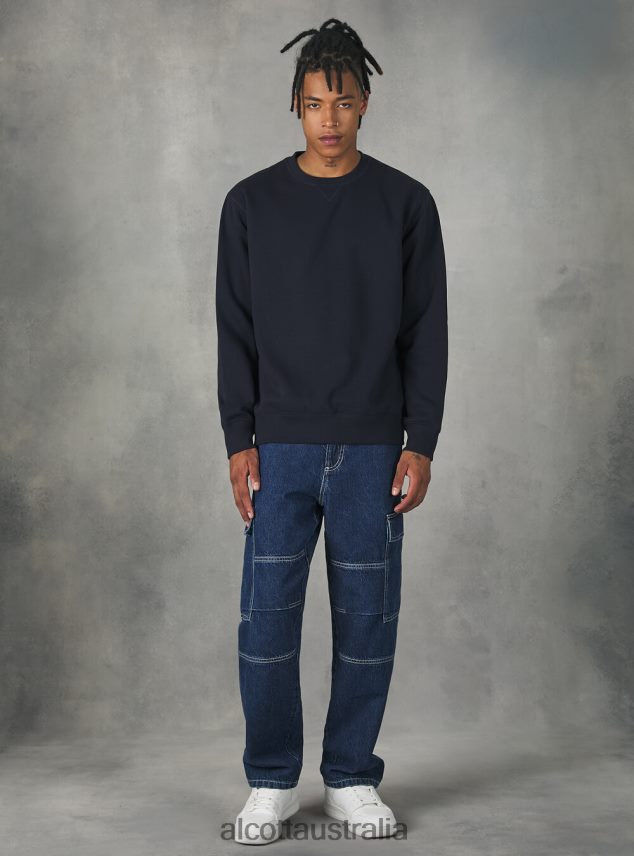 Crew-Neck Sweatshirt Men 2TH442939 WH2 WHITE Alcott Clothing