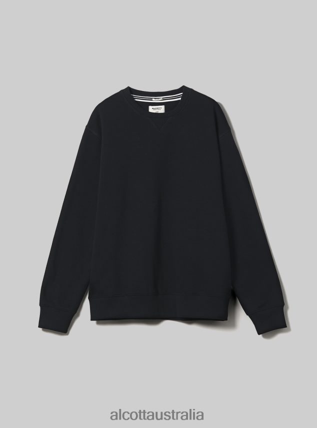 Crew-Neck Sweatshirt Men 2TH442939 WH2 WHITE Alcott Clothing