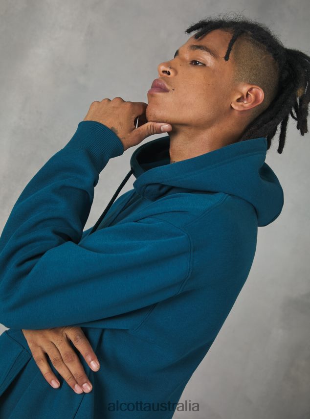 Sweatshirt With Hood And Pouch Pocket Men 2TH4421137 WH2 WHITE Alcott Clothing