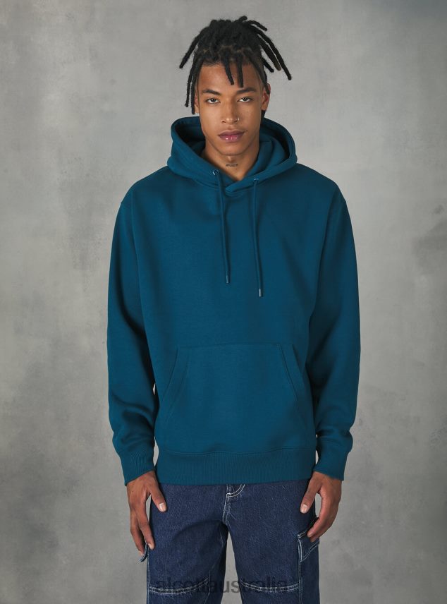 Sweatshirt With Hood And Pouch Pocket Men 2TH4421137 WH2 WHITE Alcott Clothing