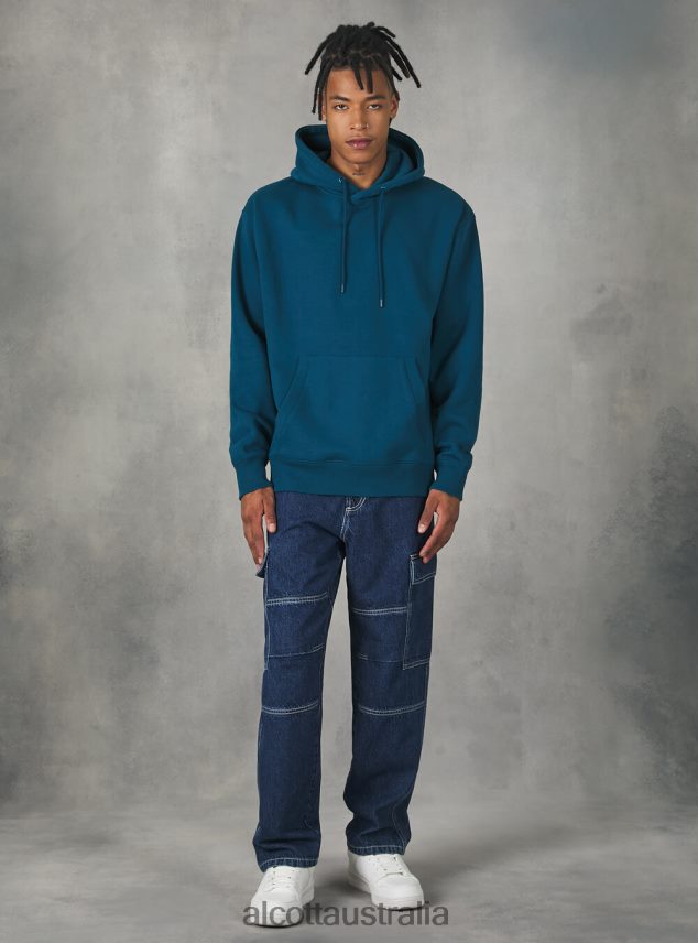 Sweatshirt With Hood And Pouch Pocket Men 2TH4421137 WH2 WHITE Alcott Clothing