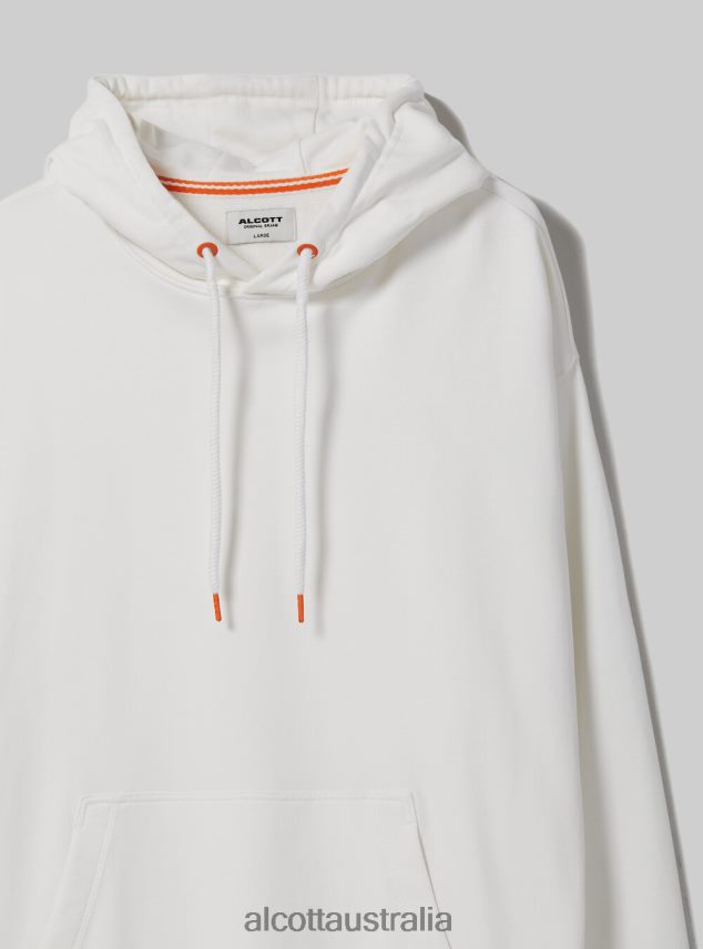 Sweatshirt With Hood And Pouch Pocket Men 2TH442661 WH1 OFF WHITE Alcott Clothing