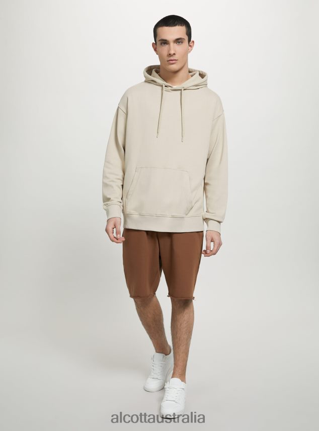 Sweatshirt With Hood And Pouch Pocket Men 2TH442680 WH1 OFF WHITE Alcott Clothing