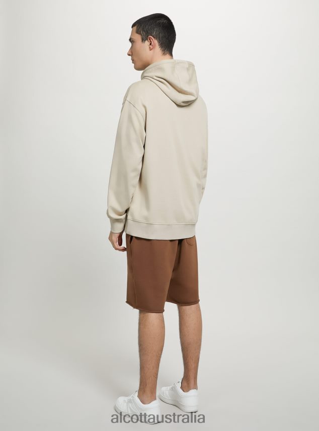 Sweatshirt With Hood And Pouch Pocket Men 2TH442680 WH1 OFF WHITE Alcott Clothing