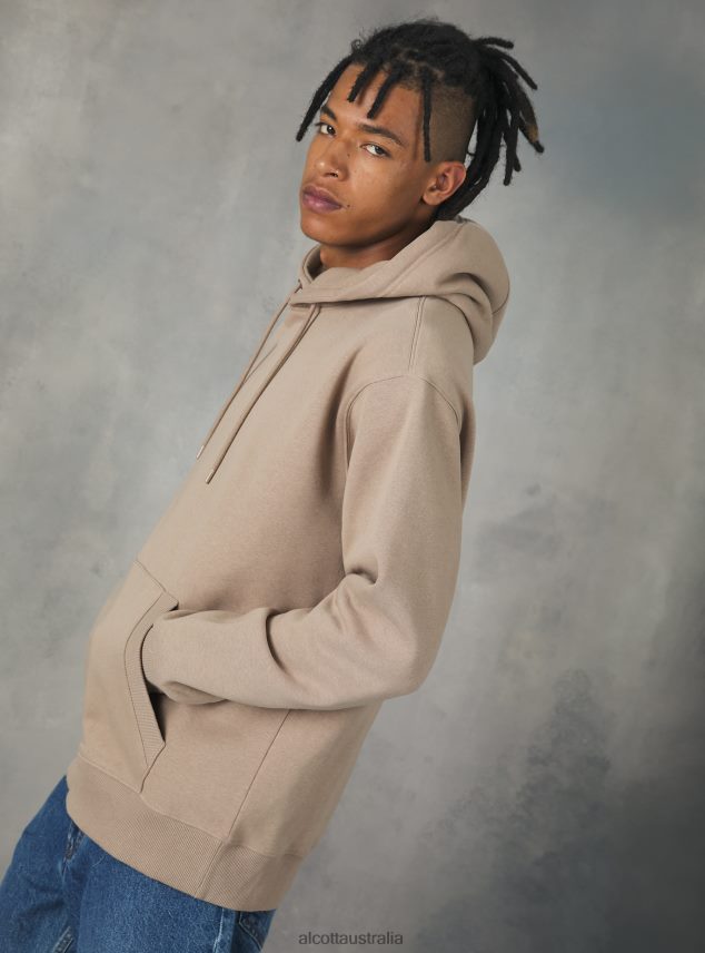 Sweatshirt With Hood And Pouch Pocket Men 2TH442768 WH2 WHITE Alcott Clothing