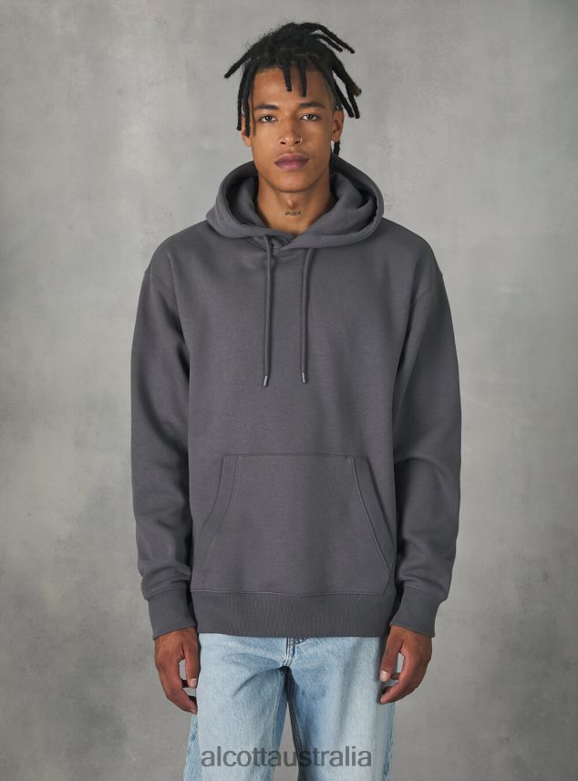 Sweatshirt With Hood And Pouch Pocket Men 2TH442829 WH2 WHITE Alcott Clothing