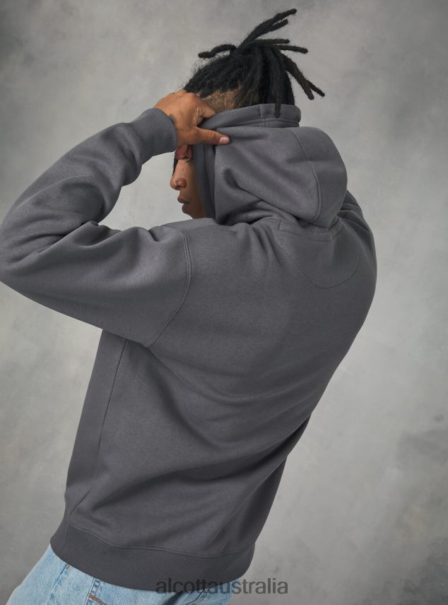 Sweatshirt With Hood And Pouch Pocket Men 2TH442829 WH2 WHITE Alcott Clothing