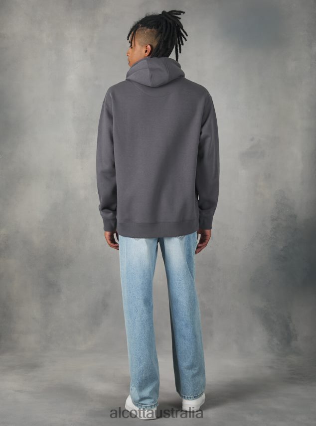 Sweatshirt With Hood And Pouch Pocket Men 2TH442829 WH2 WHITE Alcott Clothing